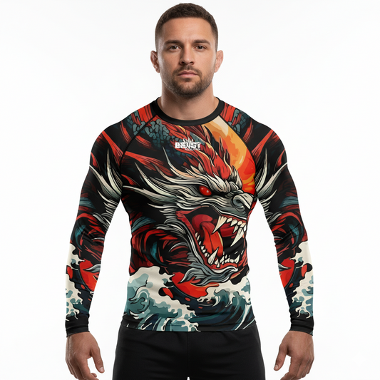 Dragon Premium Sublimated Rashguard Kids Adults Unisex