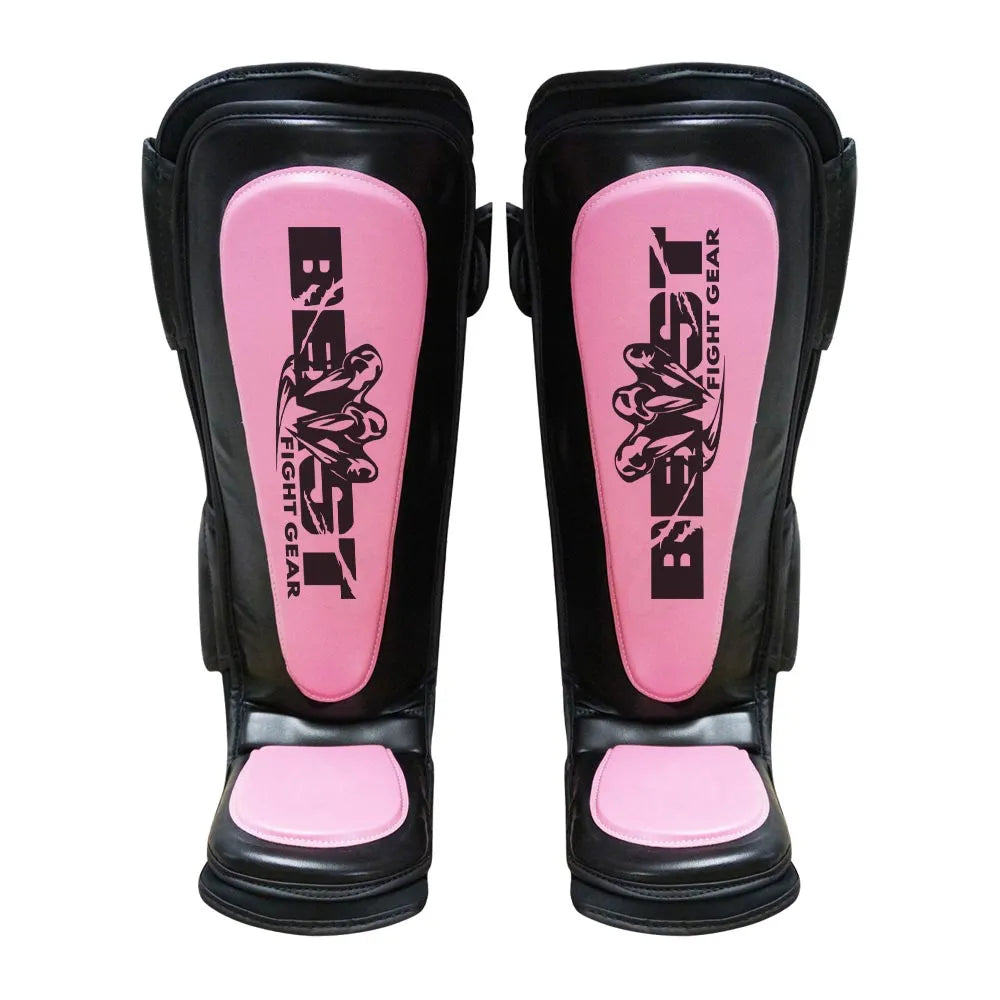 Secure-Fit Shin Instep Guards for MMA, Boxing & Krav Maga