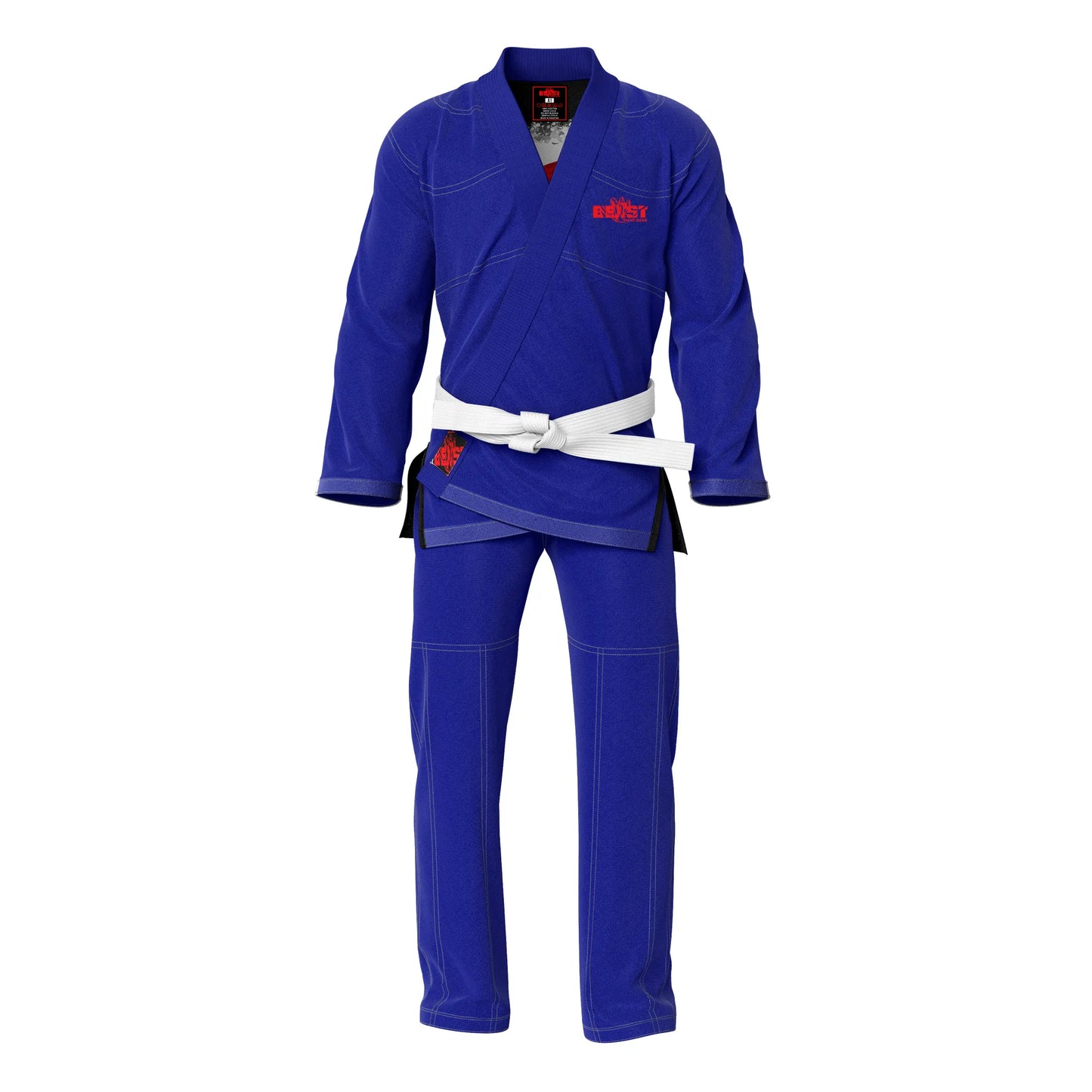 Beast Fight Gear - Professional Unisex Brazilian Jiu-Jitsu Gi with Inner Sublimation