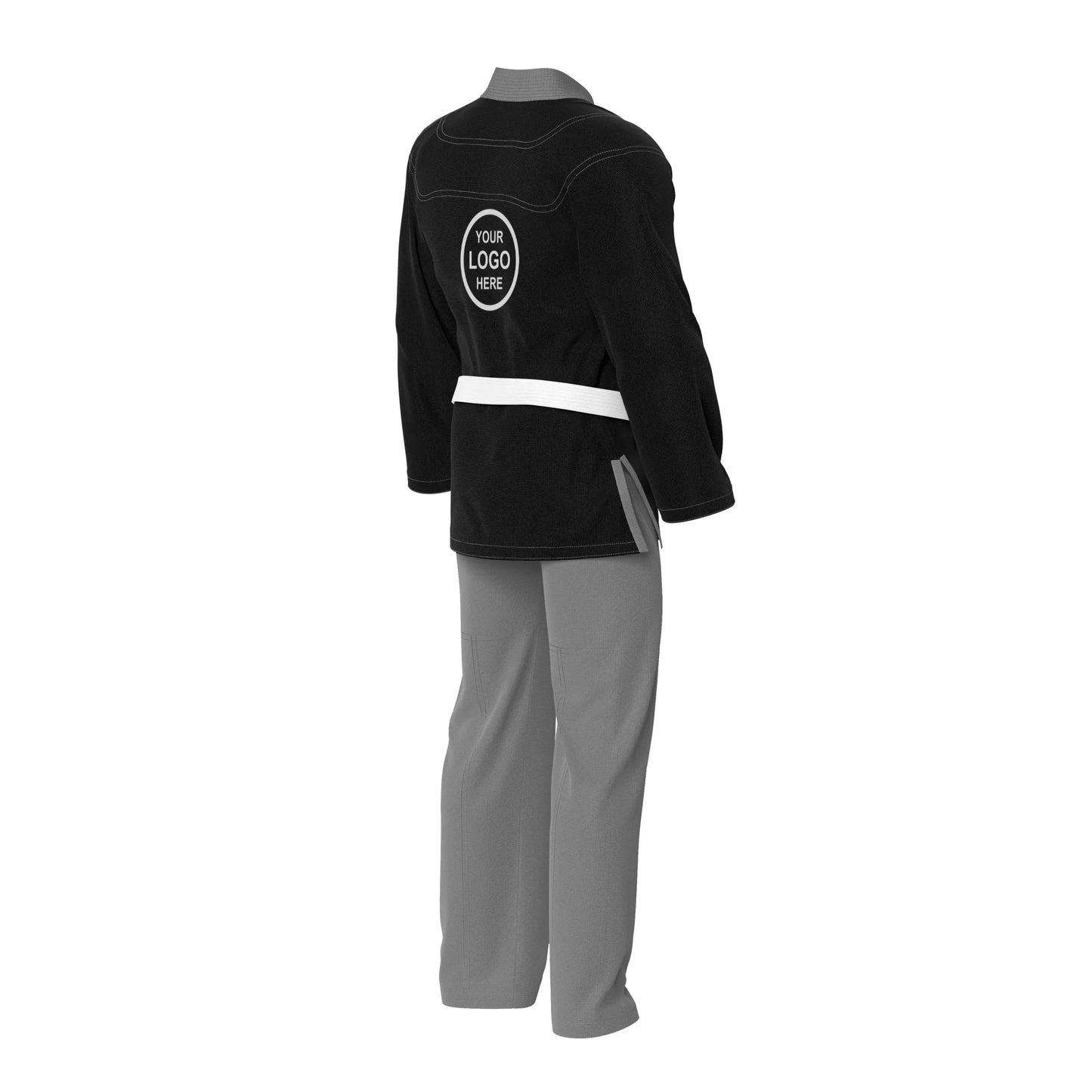 Adult unisex Brazilian Jiu Jitsu BJJ gi with a stylish contrast color design
