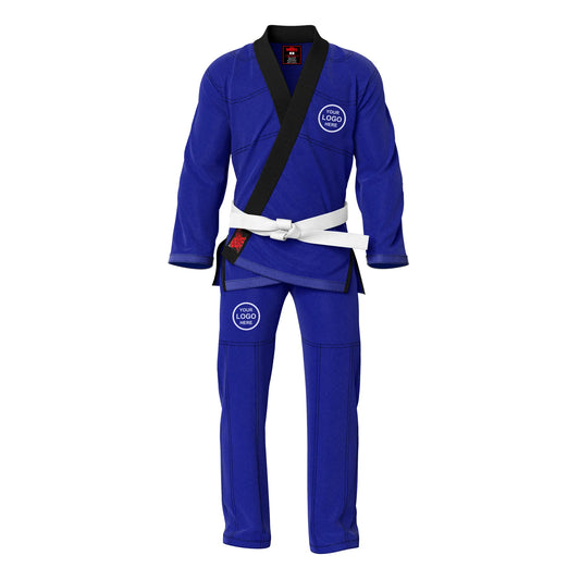 Adult unisex Brazilian Jiu Jitsu BJJ gi with a stylish contrast color design
