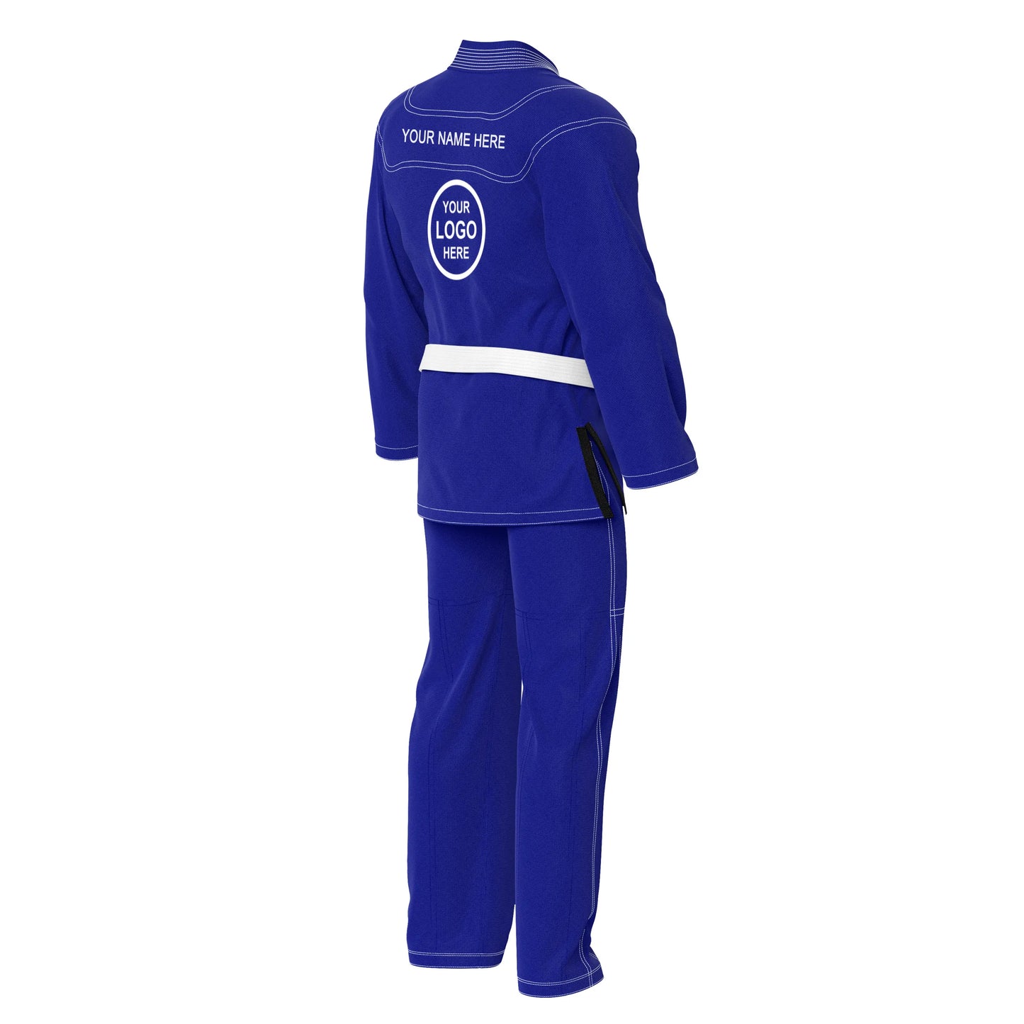 Personalized name and logo Brazilian Jiu Jitsu BJJ gi for kids and adults
