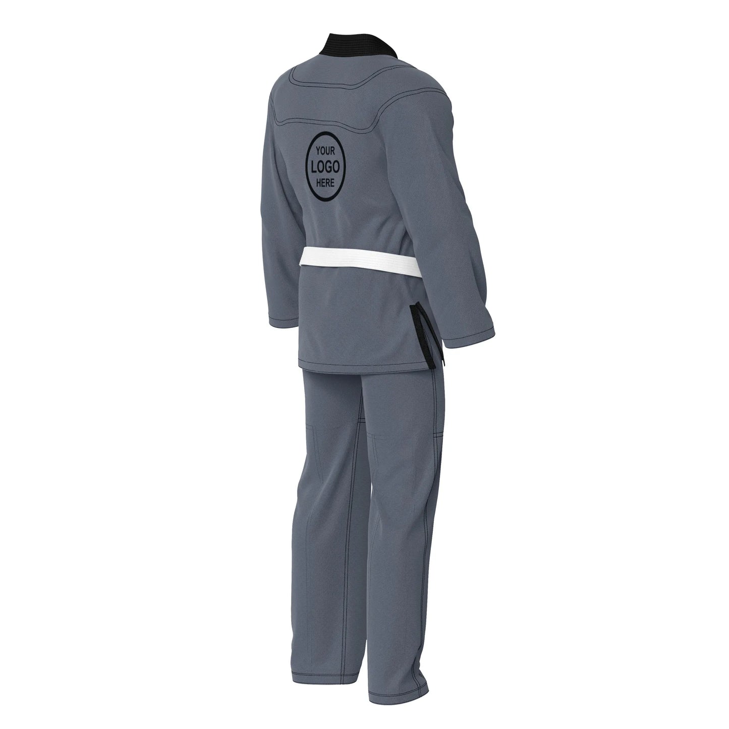 Adult unisex Brazilian Jiu Jitsu BJJ gi with a stylish contrast color design