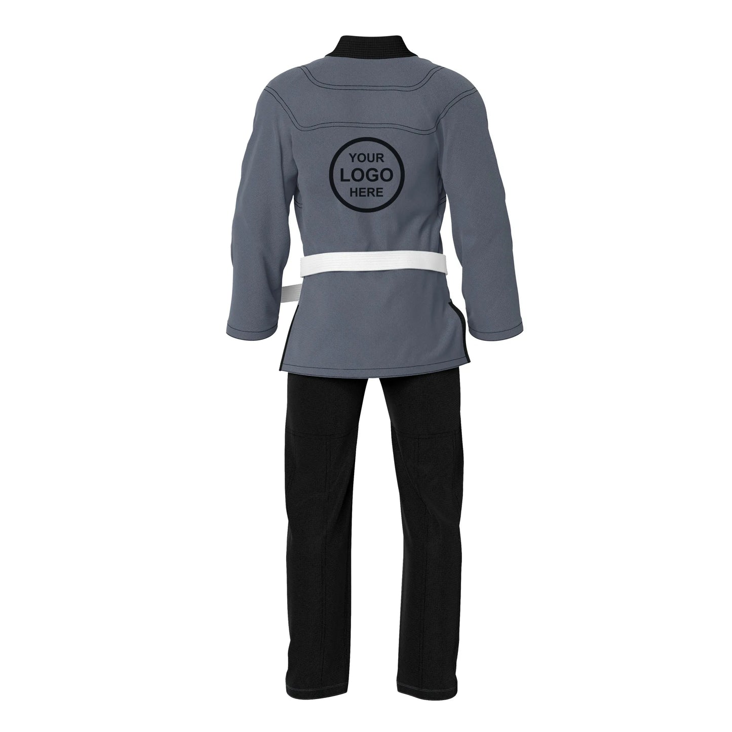 Adult unisex Brazilian Jiu Jitsu BJJ gi with a stylish contrast color design