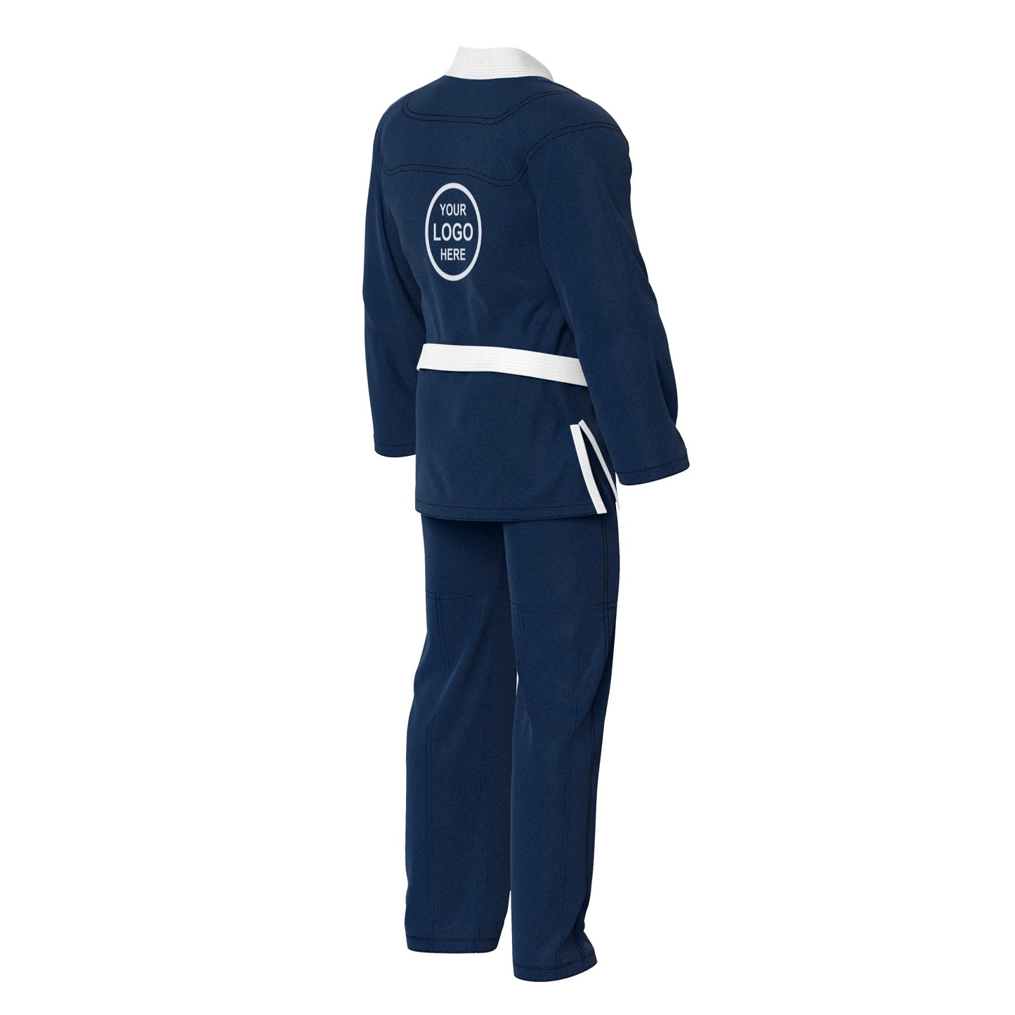 Adult unisex Brazilian Jiu Jitsu BJJ gi with a stylish contrast color design