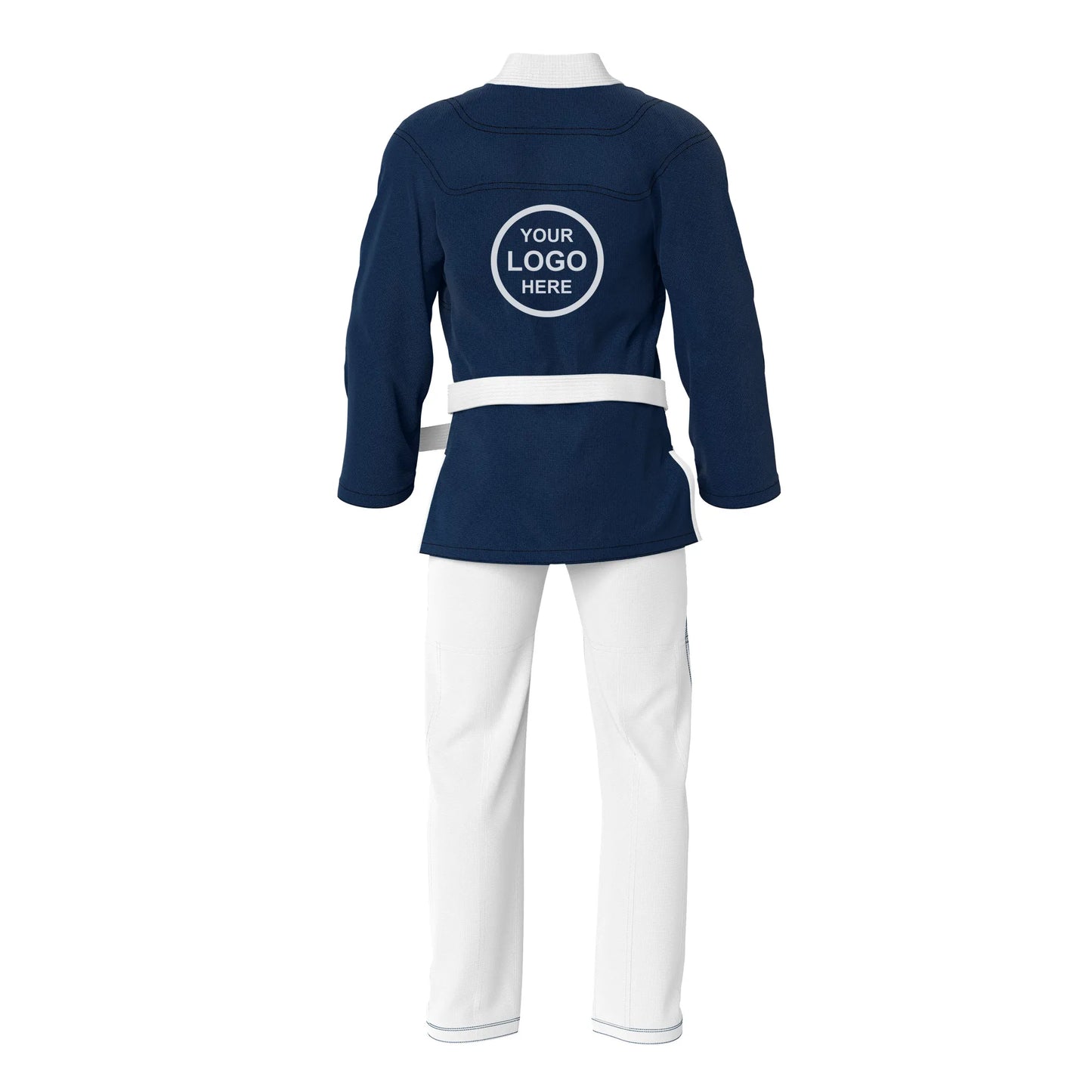 Adult unisex Brazilian Jiu Jitsu BJJ gi with a stylish contrast color design