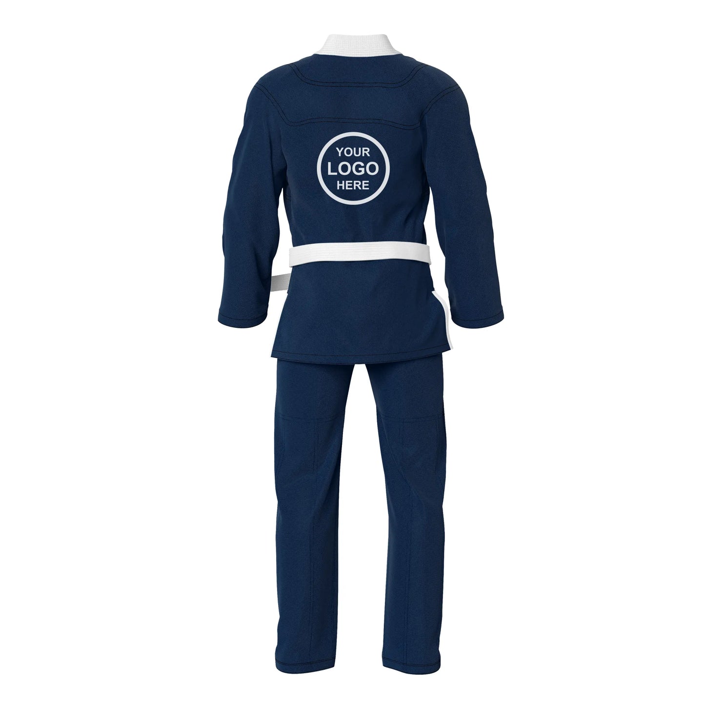 Adult unisex Brazilian Jiu Jitsu BJJ gi with a stylish contrast color design