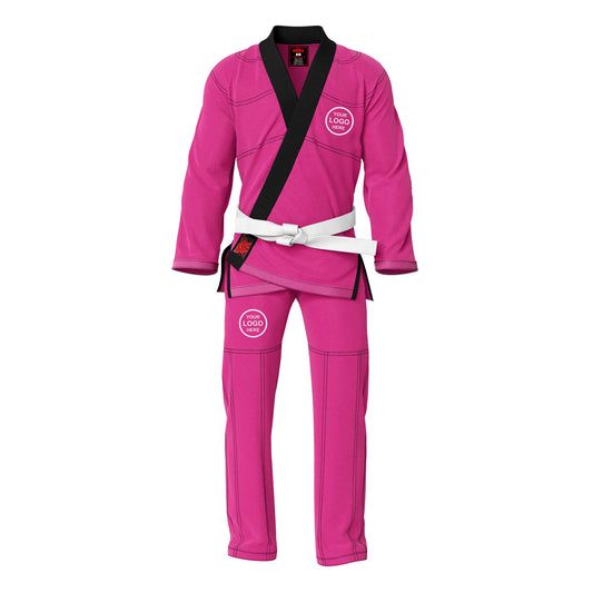 Adult unisex Brazilian Jiu Jitsu BJJ gi with a stylish contrast color design