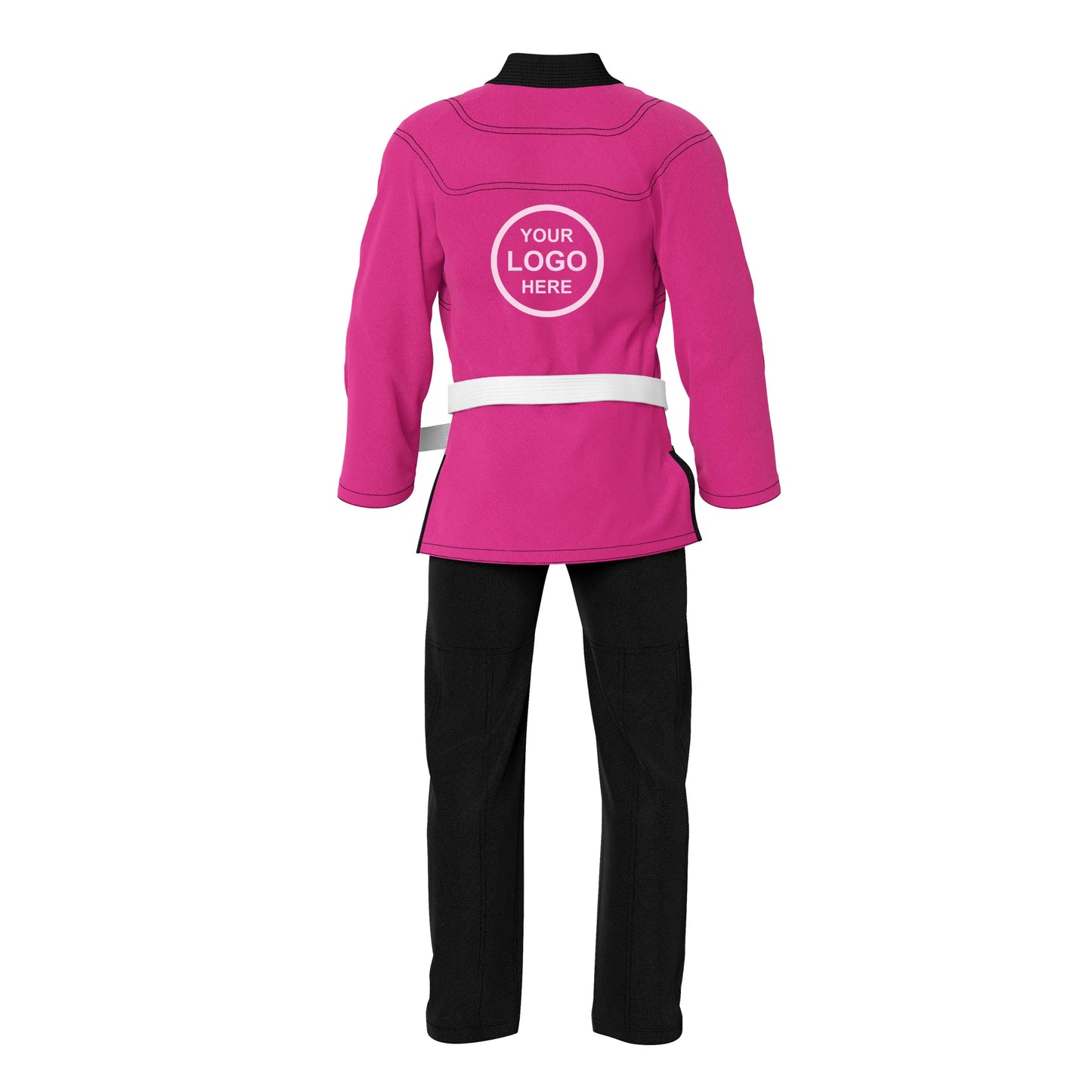 Adult unisex Brazilian Jiu Jitsu BJJ gi with a stylish contrast color design