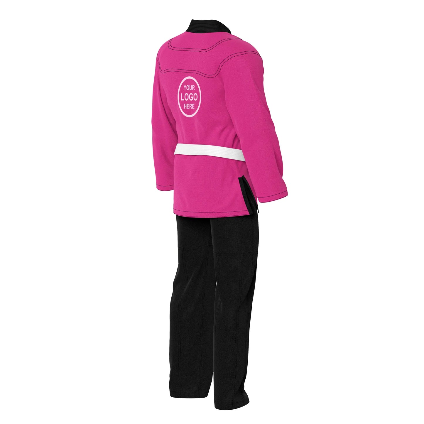 Adult unisex Brazilian Jiu Jitsu BJJ gi with a stylish contrast color design