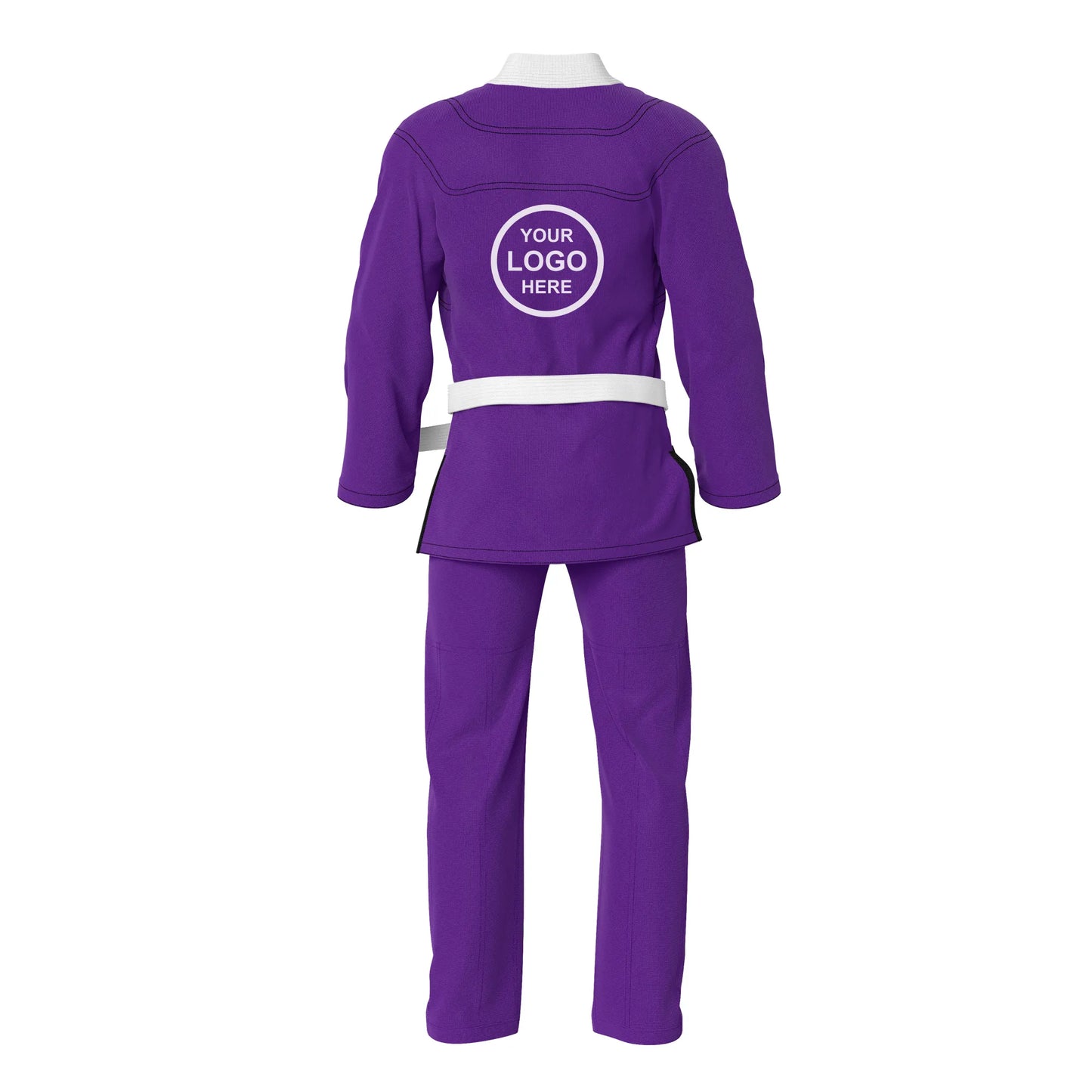 Adult unisex Brazilian Jiu Jitsu BJJ gi with a stylish contrast color design