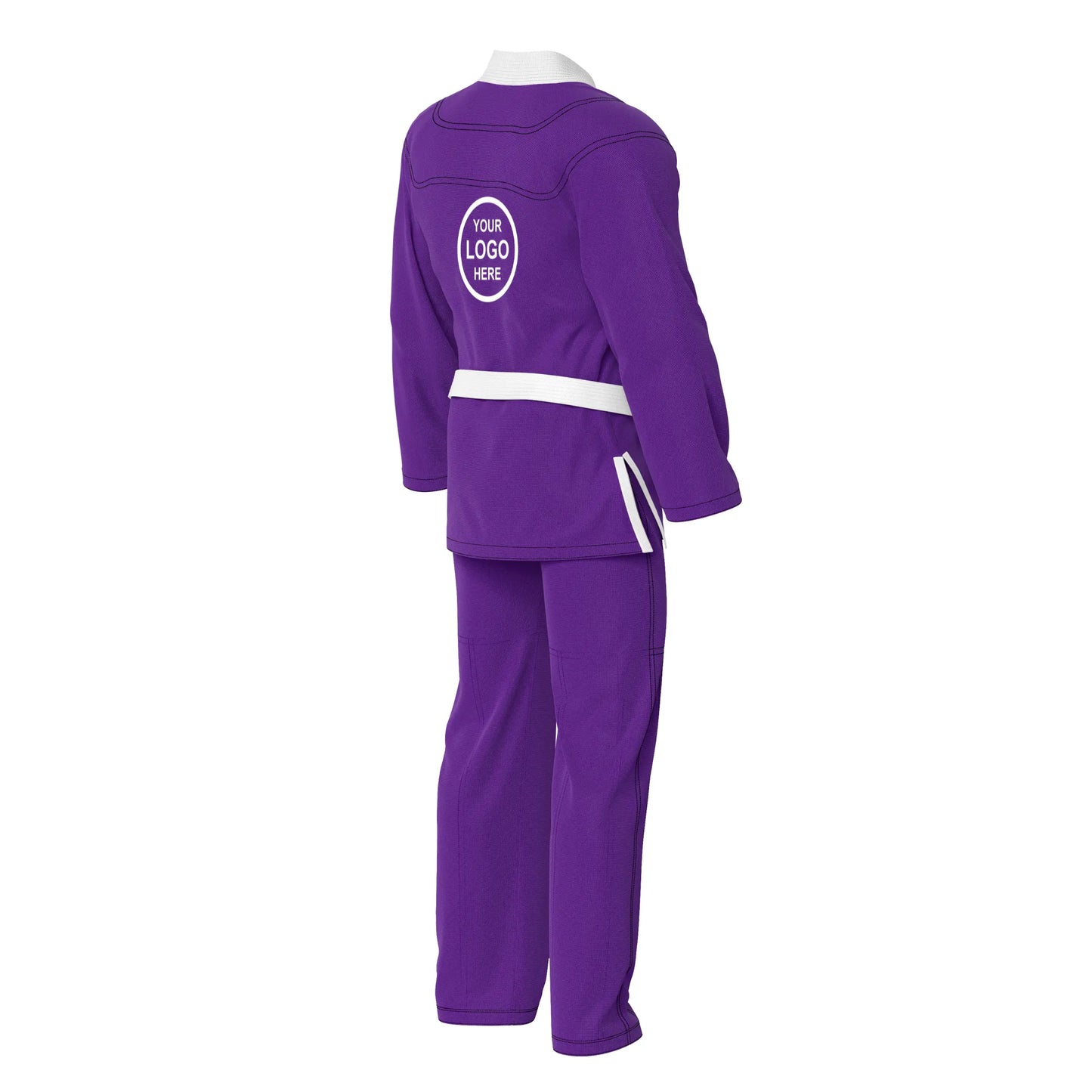 Adult unisex Brazilian Jiu Jitsu BJJ gi with a stylish contrast color design