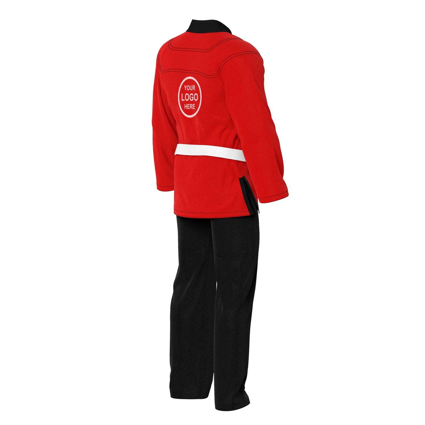 Adult unisex Brazilian Jiu Jitsu BJJ gi with a stylish contrast color design