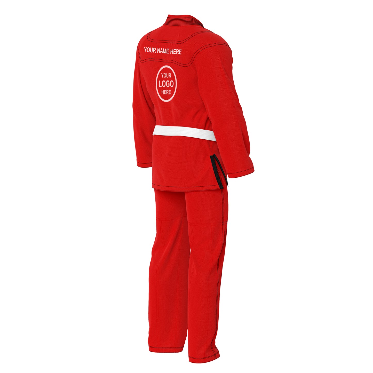 Personalized name and logo Brazilian Jiu Jitsu BJJ gi for kids and adults