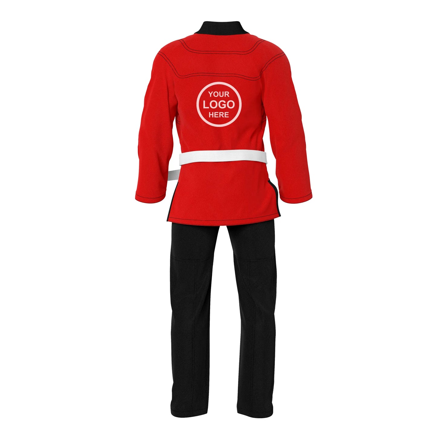 Adult unisex Brazilian Jiu Jitsu BJJ gi with a stylish contrast color design