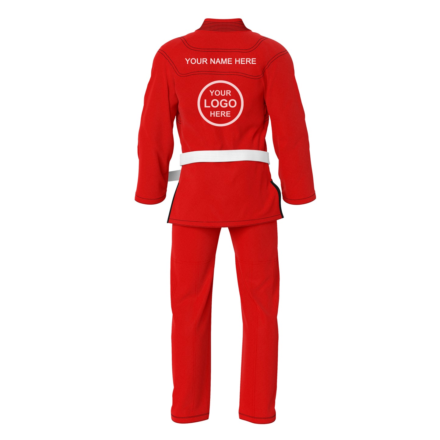 Personalized name and logo Brazilian Jiu Jitsu BJJ gi for kids and adults