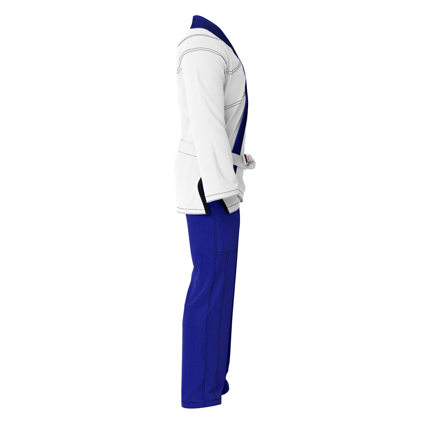 Adult unisex Brazilian Jiu Jitsu BJJ gi with a stylish contrast color design