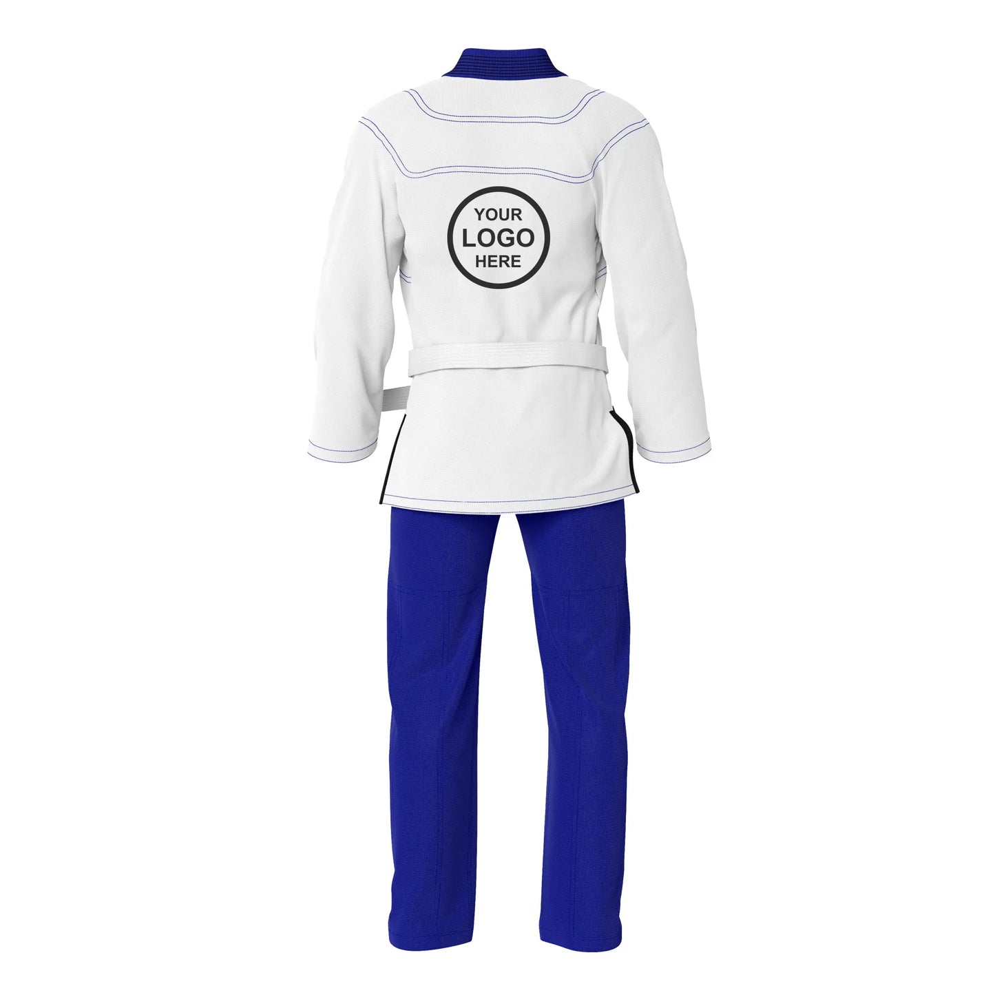 Adult unisex Brazilian Jiu Jitsu BJJ gi with a stylish contrast color design