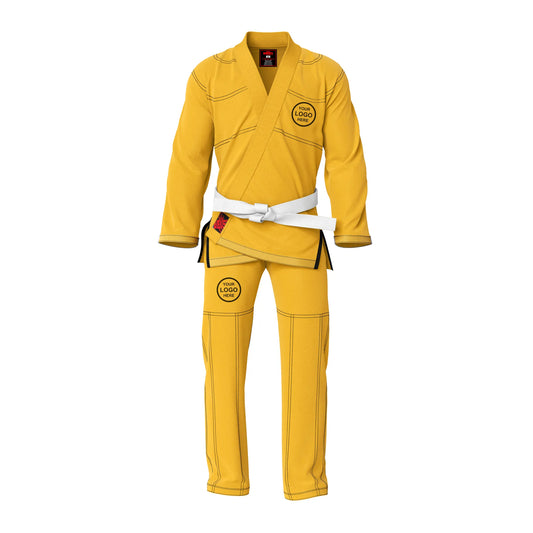 Personalized name and logo Brazilian Jiu Jitsu BJJ gi for kids and adults